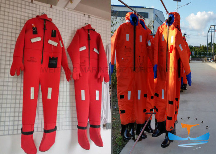 CR Neoprene Sponge Cold Water Immersion Suit For Marine Lifesaving Seaman